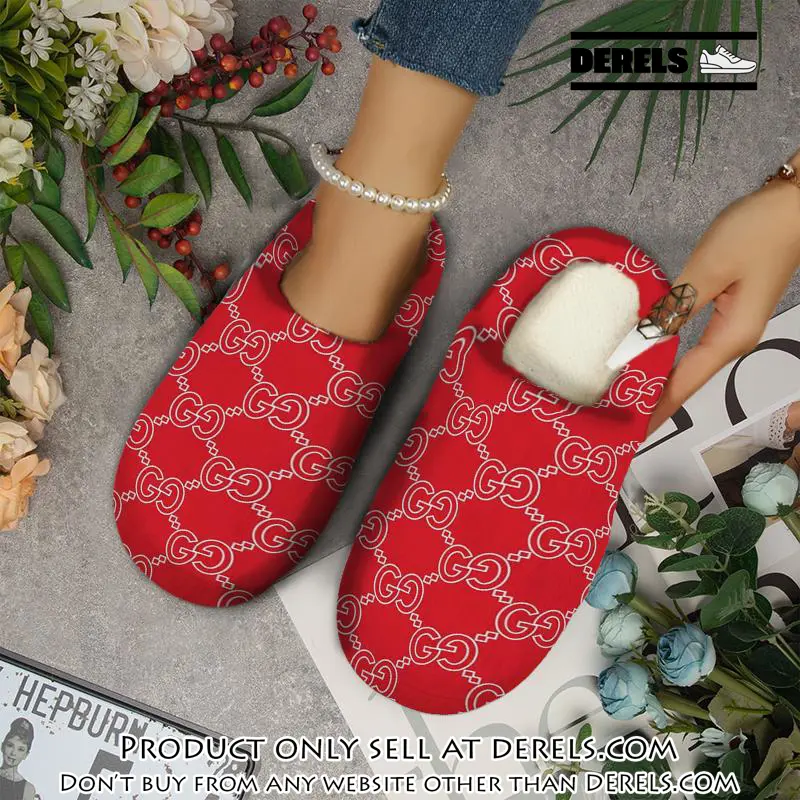 Gucci fleece slippers luxury inhouse slippers ihs1008 dr2838619